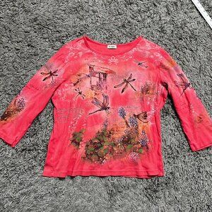 2000s Butterfly Graphic Tee Size XL by Cacti